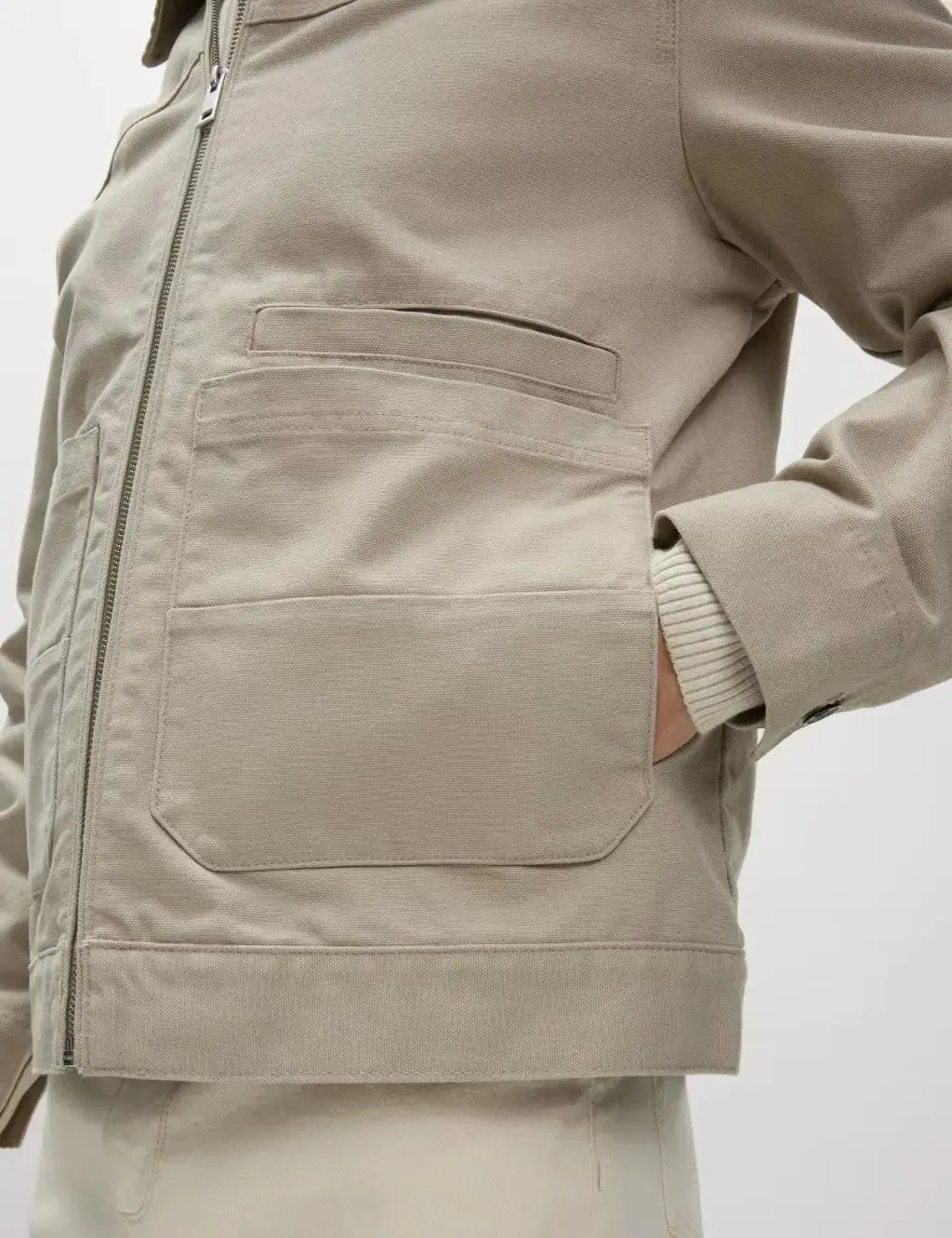 Cotton Rich Canvas Harrington Jacket  Adomoo