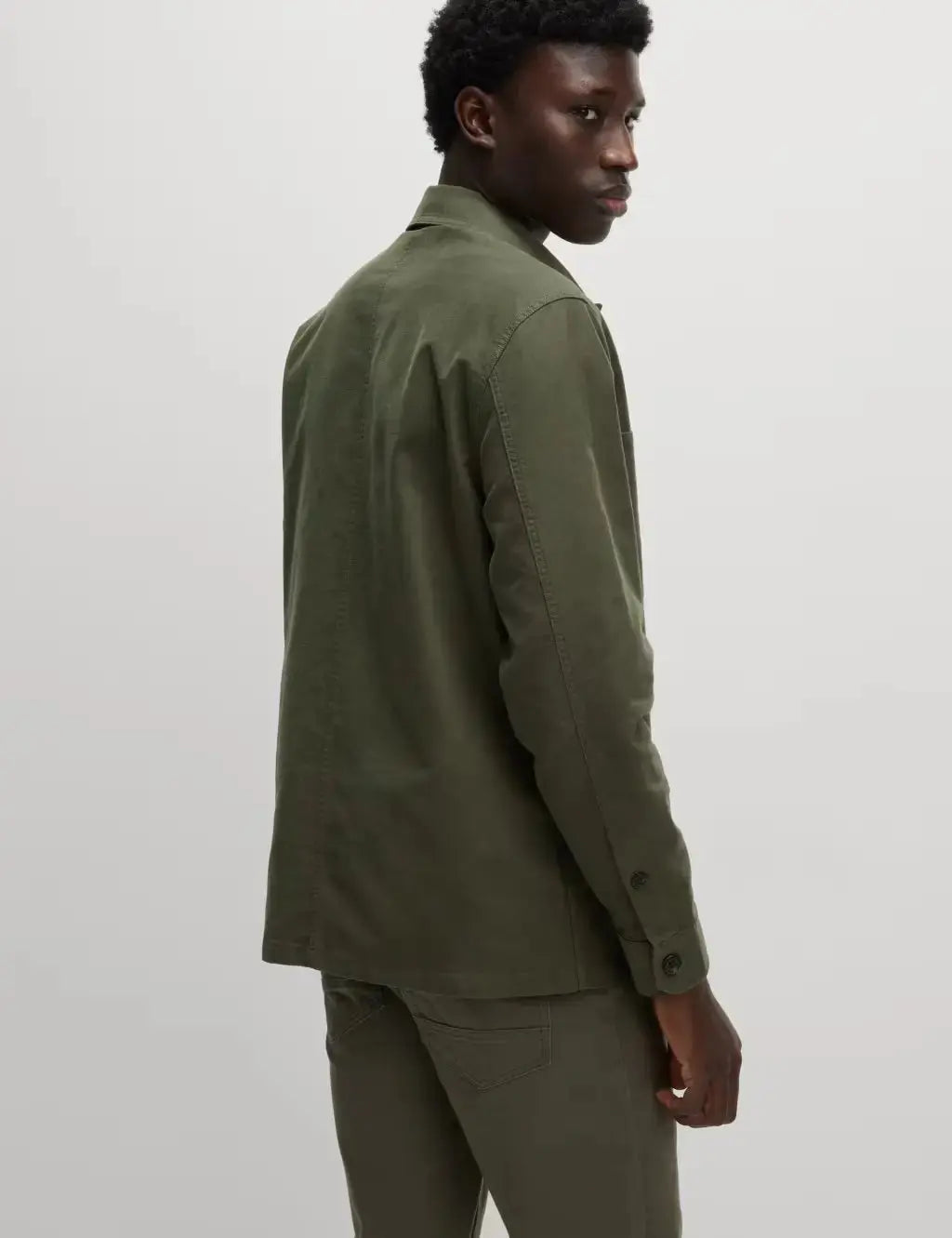 Cotton Rich Overshirt  Adomoo