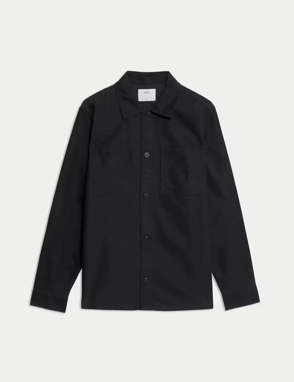 Cotton Rich Overshirt  Adomoo