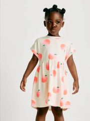 Cotton Rich Printed T-Shirt Dress (2-8 Yrs)  Adomoo