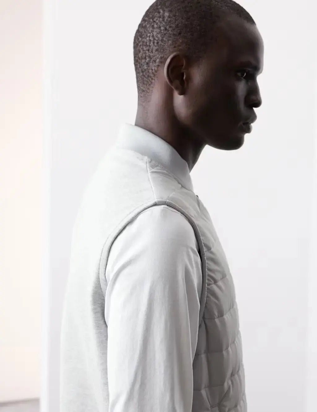 Cotton Rich Zip Up Quilted Gilet with Stormwear™  Adomoo