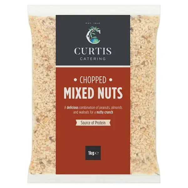Curtis Catering Chopped Mixed Nuts 1kg  Adomoo
