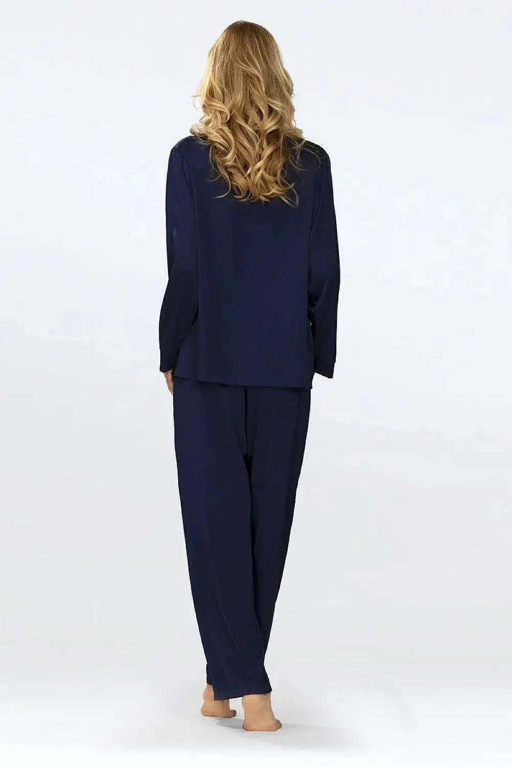 DKaren long pants and long-sleeved top womens pajamas  Adomoo