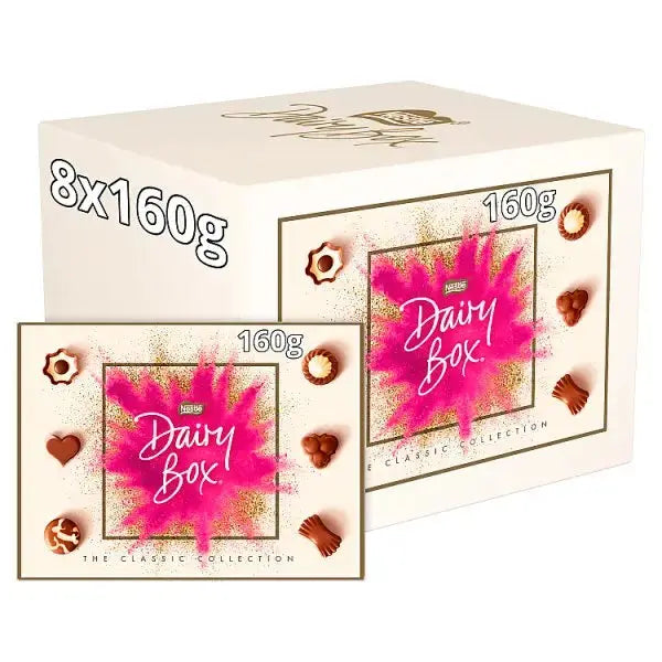 Dairy Box Milk Chocolate Box 160g (Case of 8)  Adomoo