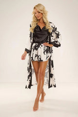 De Lafense strapless chemise and shorts  Adomoo