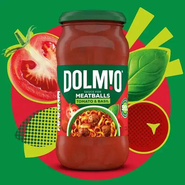 Dolmio Tomato & Basil Sauce for Meatballs 450g (Case of 6)  Adomoo