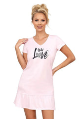 Donna black panther cotton nightgown  Adomoo