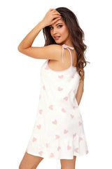 Donna ecru-colored  nightgown  Adomoo