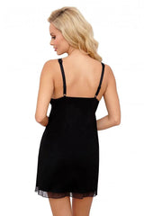 Donna hot red or velvety black nightgown  Adomoo