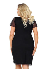 Donna opaque viscose Ivana plus shirt  Adomoo