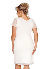 Donna opaque viscose Ivana plus shirt  Adomoo