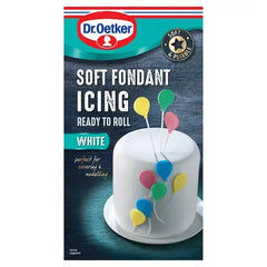 Dr. Oetker Ready to Roll White Soft Fondant Icing 454g (Case of 6)  Adomoo