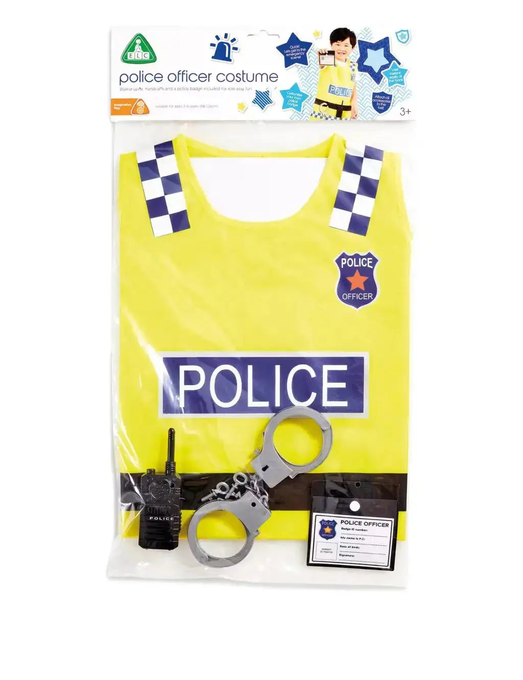 ELC Police Officer Costume (3+ Yrs)  Adomoo