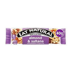 Eat Natural Almond & Sultana with Peanuts & Apricots Fruit & Nut Bars 40g (Case of 12)  Adomoo