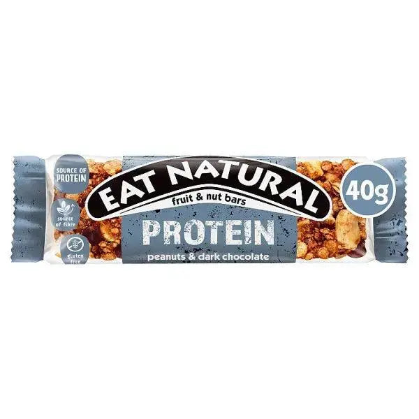 Eat Natural Protein Peanuts & Dark Chocolate Fruit & Nut Bars 40g (Case of 12)  Adomoo