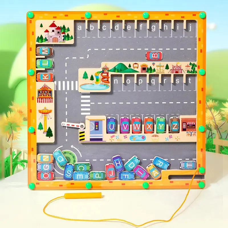 Educational Magnetic Maze Montessori Early Education Toys  Adomoo