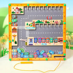 Educational Magnetic Maze Montessori Early Education Toys  Adomoo
