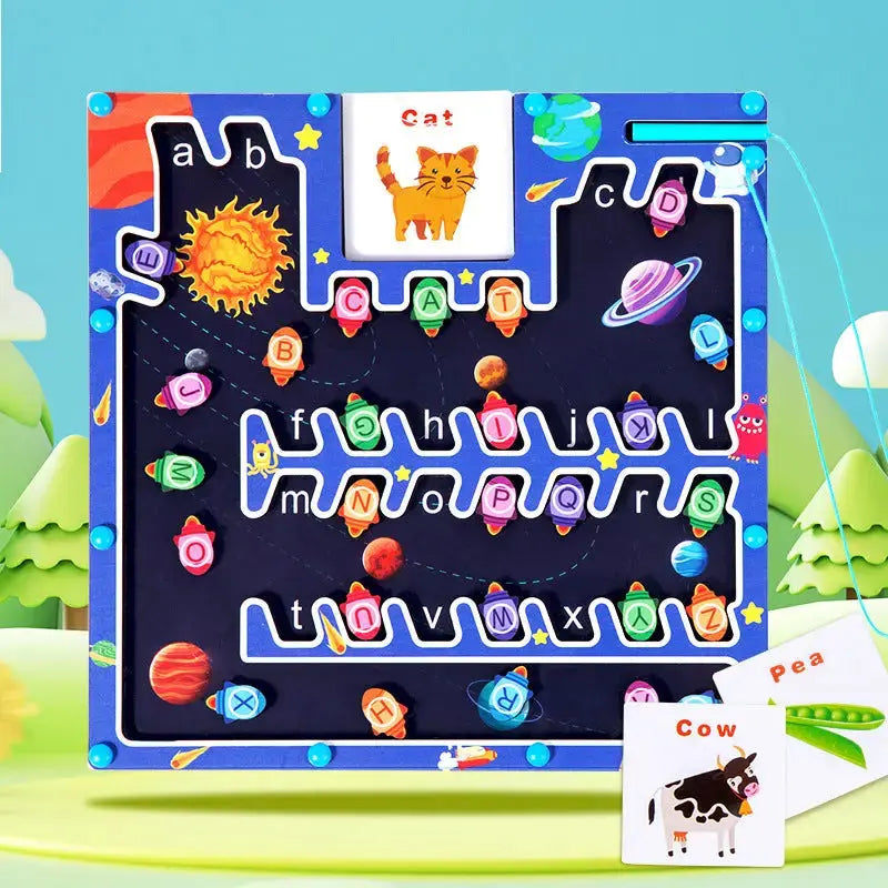 Educational Magnetic Maze Montessori Early Education Toys  Adomoo
