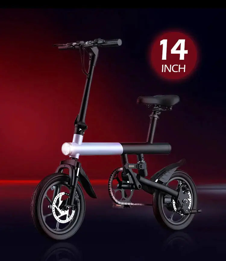 Electric Bike 36V 8Ah Battery 350 watts Motor 14 inch Folding Ebike Mankeel MZ-4  Adomoo