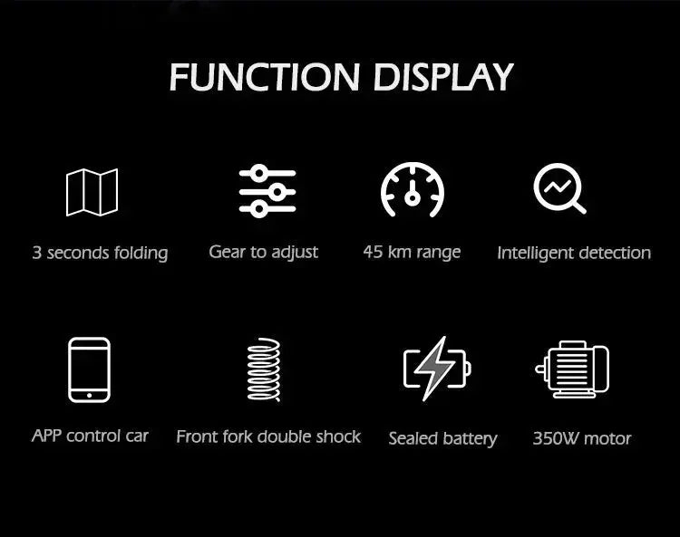 Electric Bike 36V 8Ah Battery 350 watts Motor 14 inch Folding Ebike Mankeel MZ-4  Adomoo