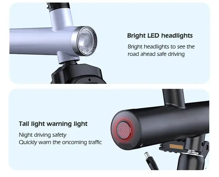 Electric Bike 36V 8Ah Battery 350 watts Motor 14 inch Folding Ebike Mankeel MZ-4  Adomoo