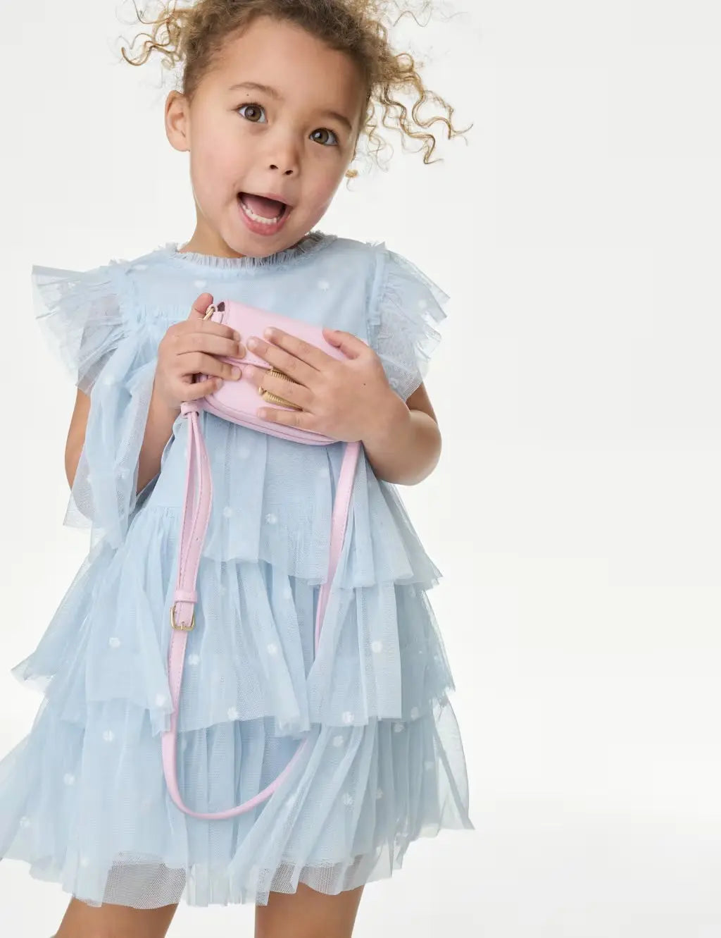 M&S Embroidered Tulle Dress (2-16 Yrs)  Adomoo