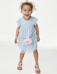 M&S Embroidered Tulle Dress (2-16 Yrs)  Adomoo