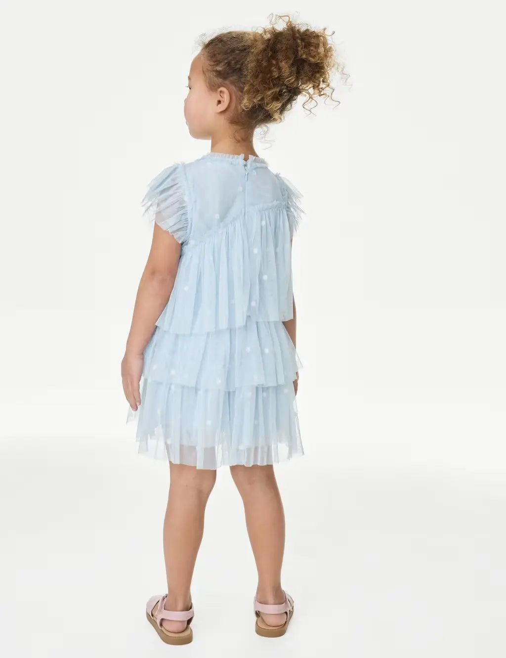 M&S Embroidered Tulle Dress (2-16 Yrs)  Adomoo