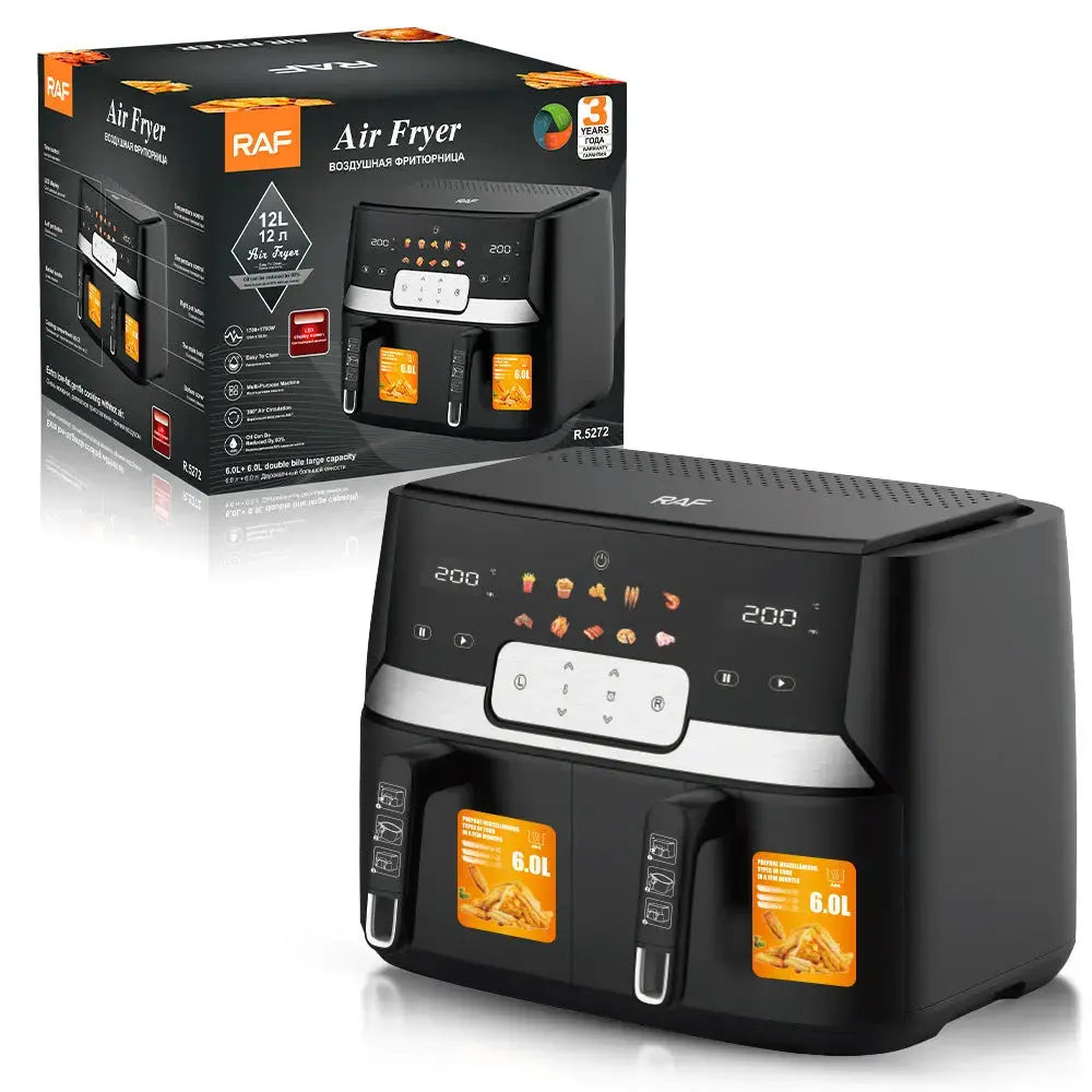 European Double Lining Air Fryer  Adomoo