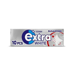 Extra White Chewing Gum Sugar Free 10 Pieces (Case of 30)  Adomoo