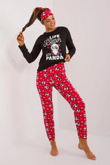 Factory Price blouse, pants, blindfold and hair elastic womens pajamas  Adomoo