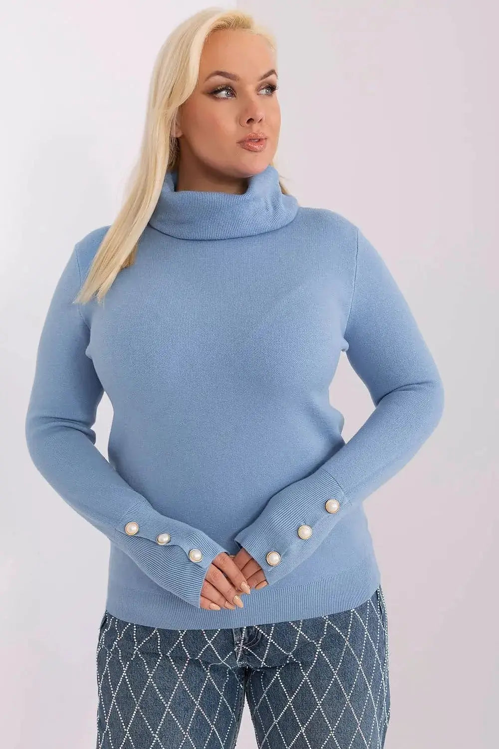 Factory Price lightweight and pleasant viscose turtleneck sweater  Adomoo