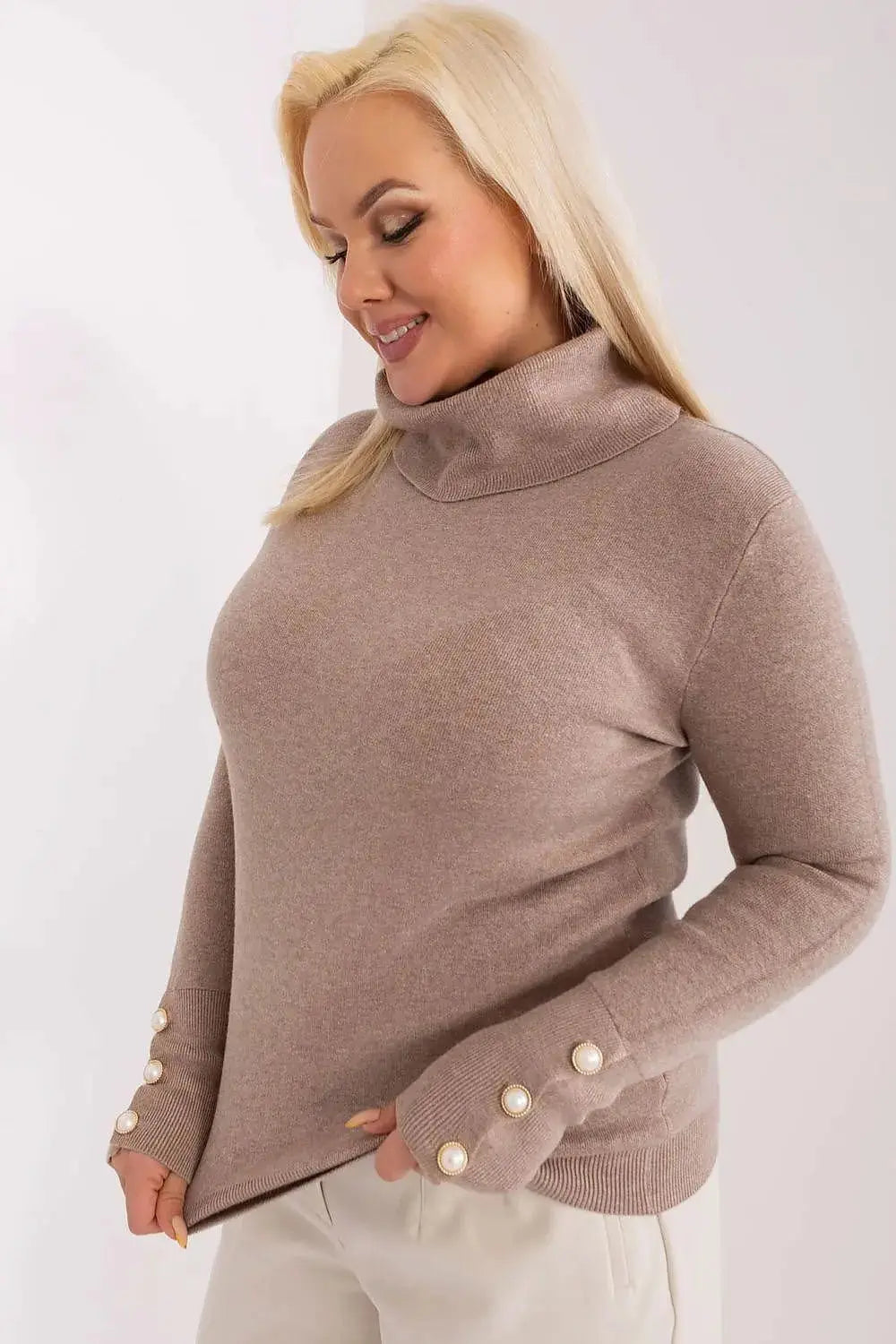 Factory Price lightweight and pleasant viscose turtleneck sweater  Adomoo