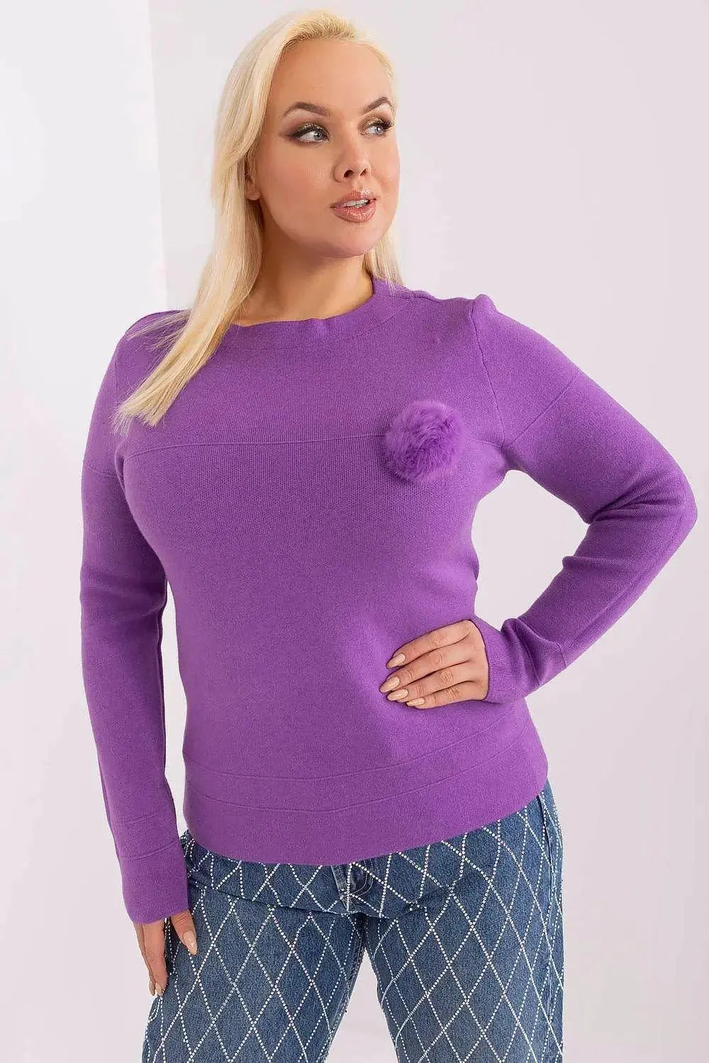 Factory Price skin-friendly viscose womens sweater  Adomoo