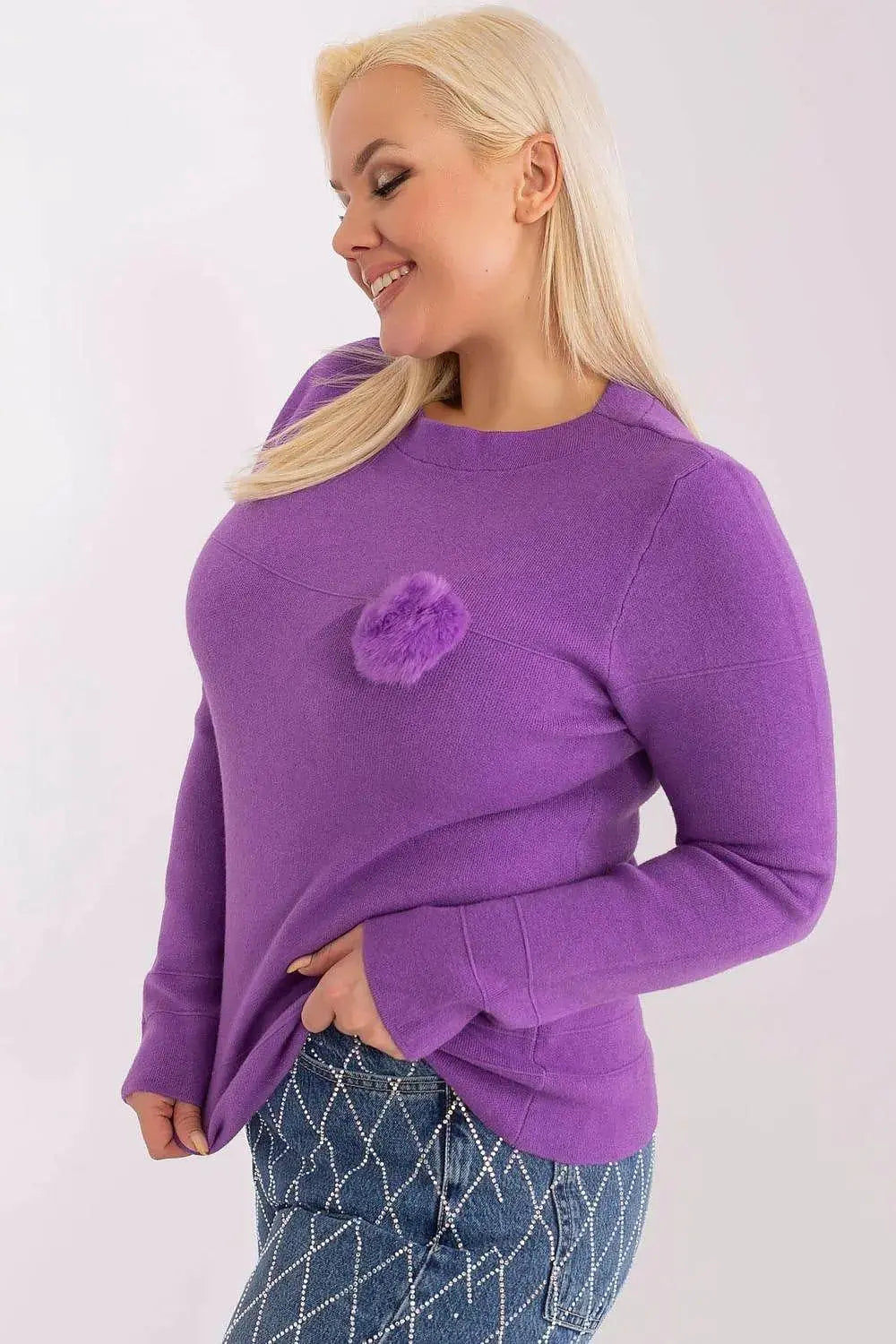 Factory Price skin-friendly viscose womens sweater  Adomoo