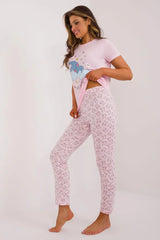 Factory Price t-shirt and pants womens pajamas  Adomoo