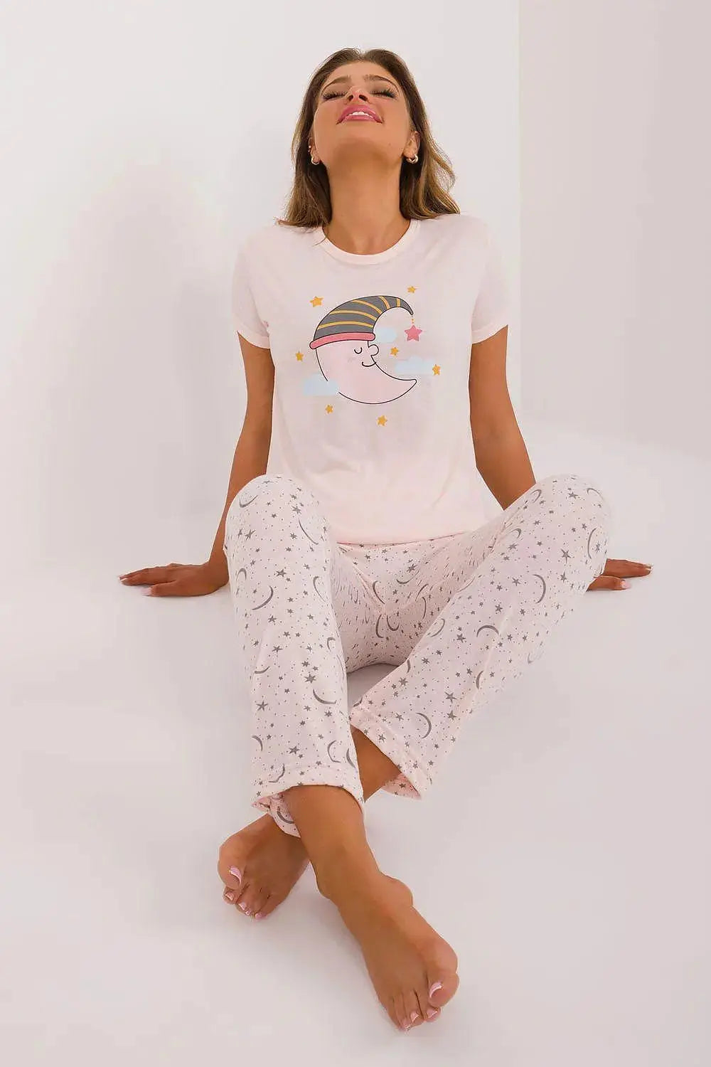 Factory Price t-shirt and pants  womens pajamas  Adomoo