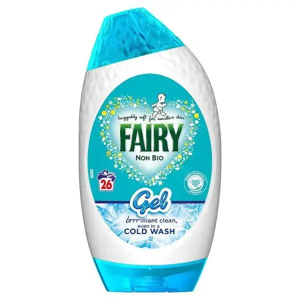 Fairy Non Bio Detergent Washing Gel 26 Washes (Case of 6)  Adomoo