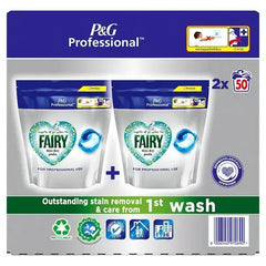 Fairy Professional Non Bio Allin1 Pods Washing Tablets, 100 washes  Adomoo