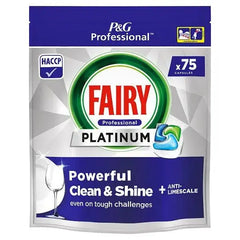 Fairy Professional Platinum Dishwasher Tablets, 75 Washes, Powerful Clean & Shine  Adomoo