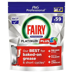 Fairy Professional Platinum Plus Dishwasher Tablets, 59 Washes, Our Best Cleaning Solution  Adomoo