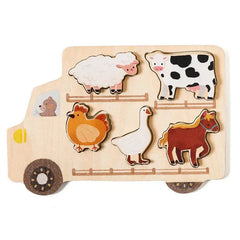 Fashion Baby Early Education Wooden Puzzle Toys  Adomoo