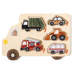 Fashion Baby Early Education Wooden Puzzle Toys  Adomoo