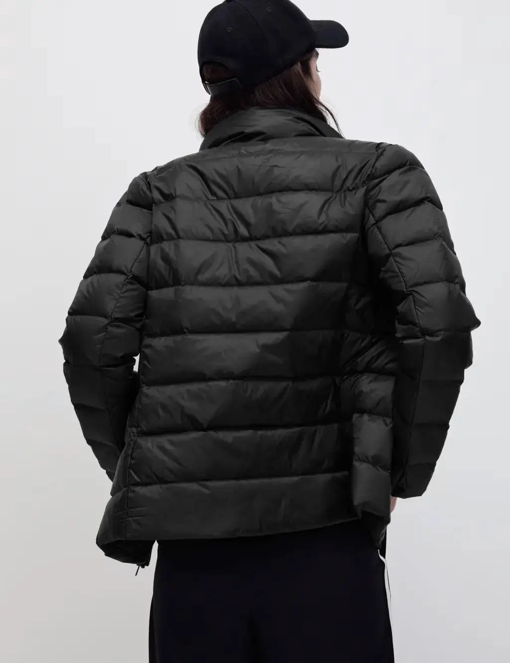 Feather & Down Quilted Packaway Puffer Jacket  Adomoo