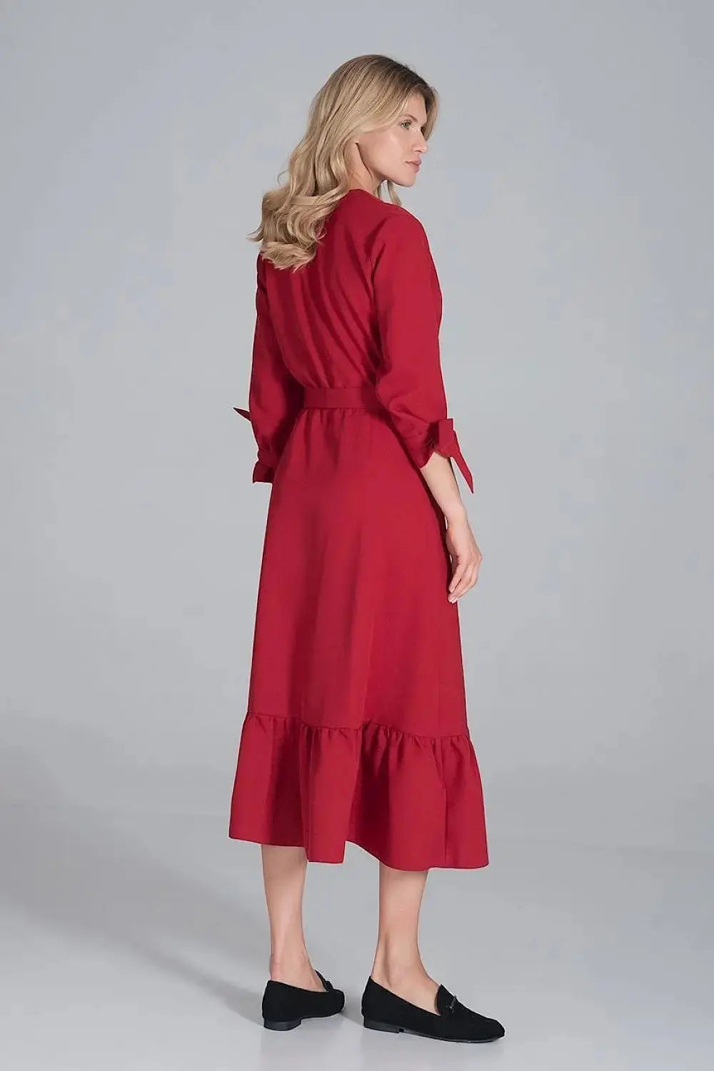 Figl elastic band maxi dress  Adomoo