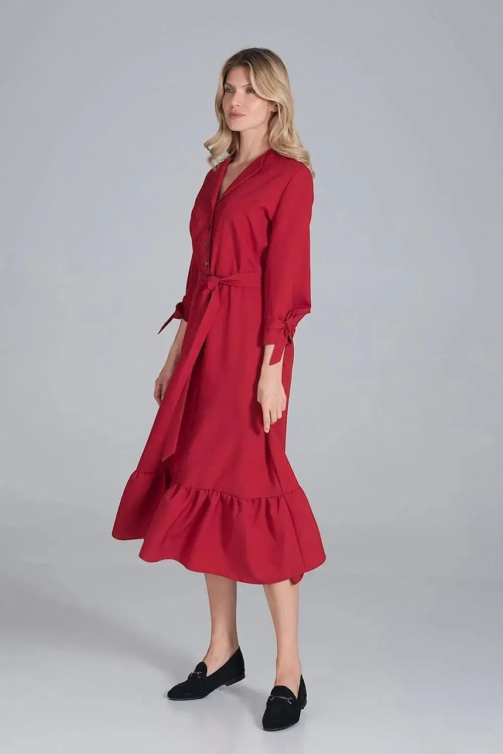 Figl elastic band maxi dress  Adomoo