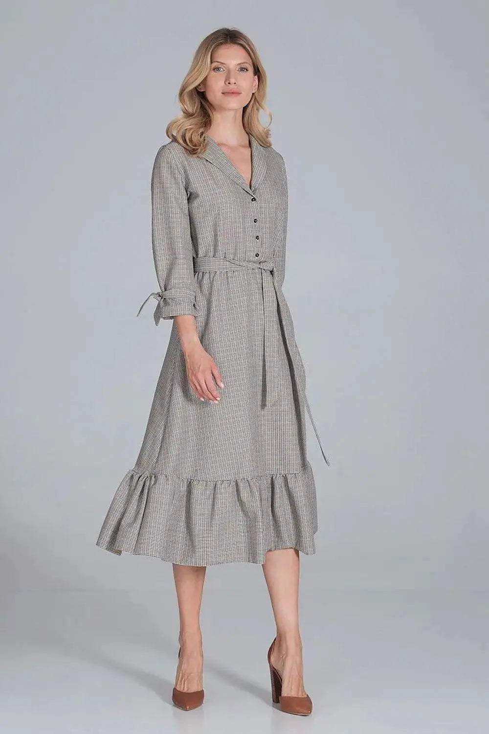 Figl elastic band maxi dress  Adomoo