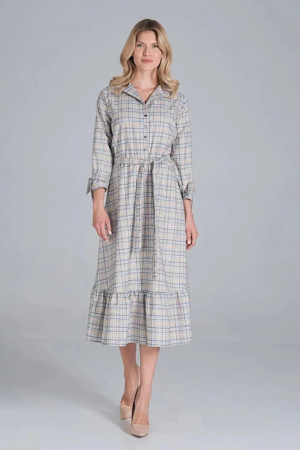 Figl elastic band maxi dress  Adomoo