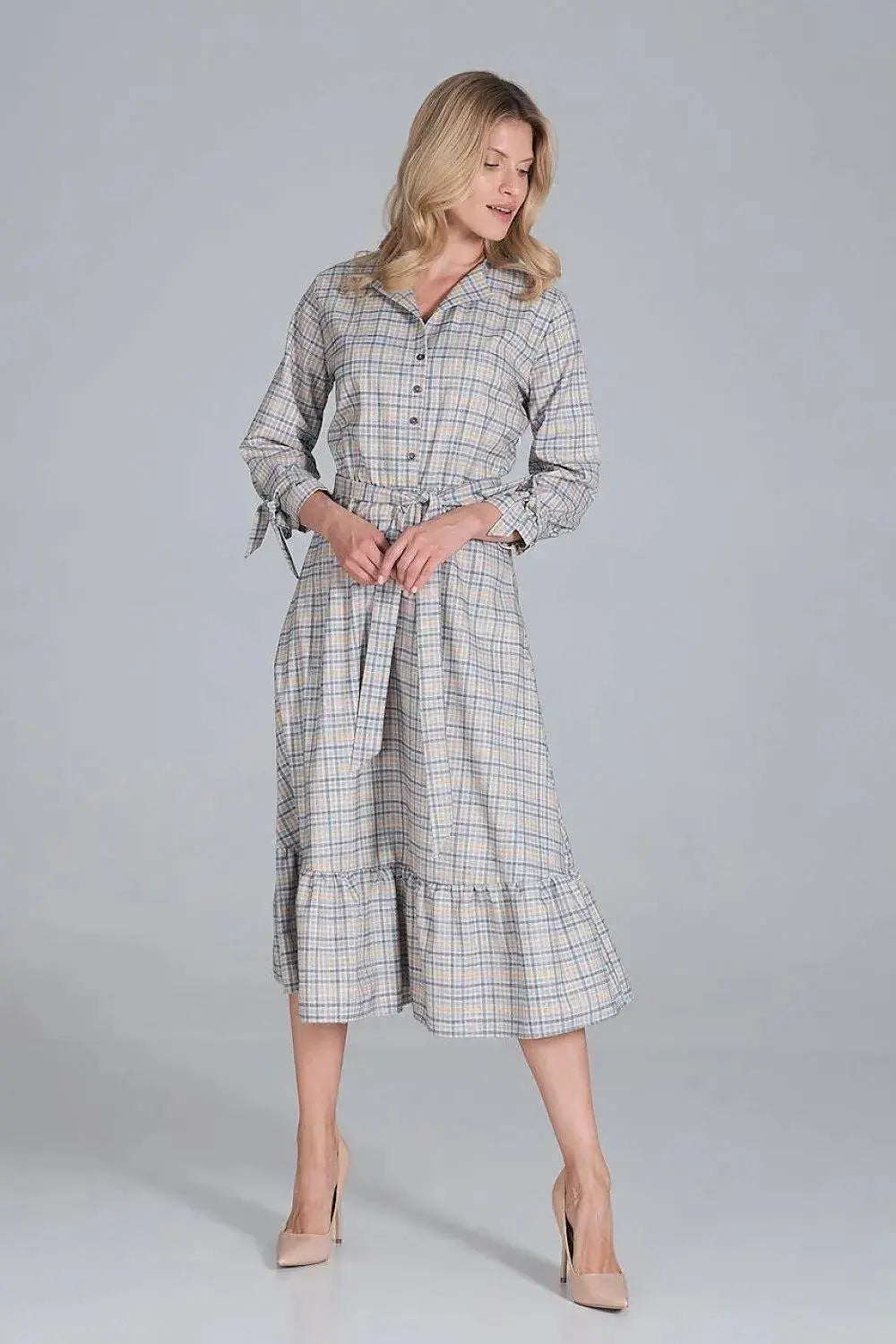 Figl elastic band maxi dress  Adomoo