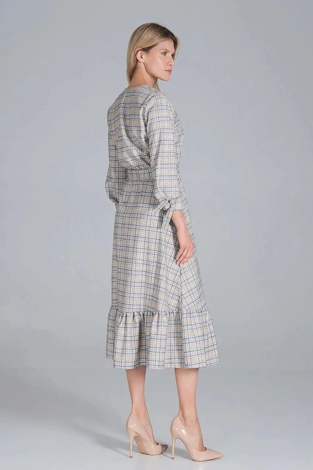 Figl elastic band maxi dress  Adomoo